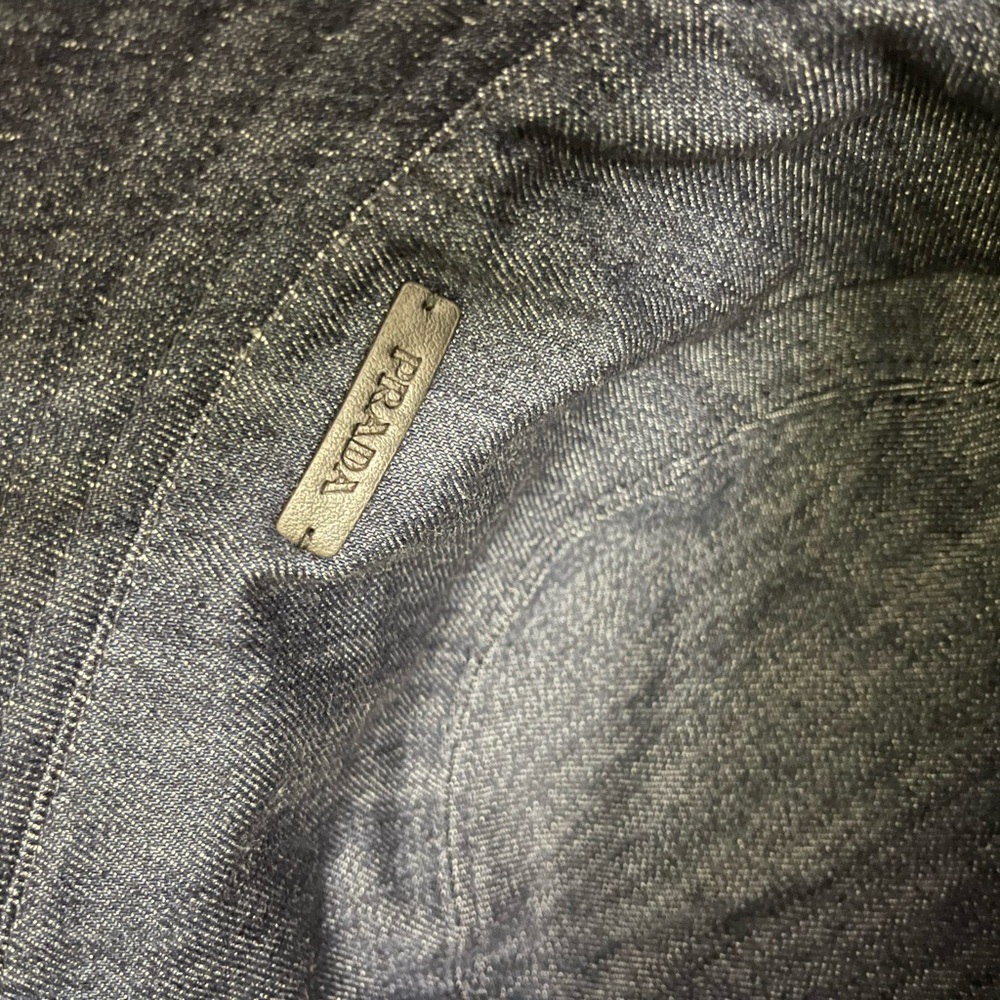 Prada Re-Nylon and denim reversible bucket hat - Picture 6 of 8